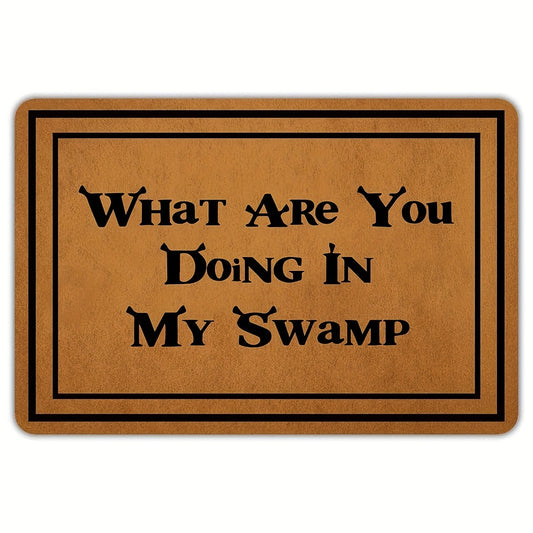 Welcome Entrance Doormat Low Pile Indoor Outdoor Non Slip Mat