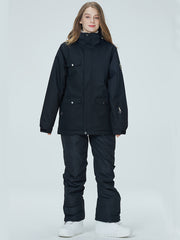 Women's Outdoor Adventure Jacket Waterproof Windproof Hooded Ski Suit