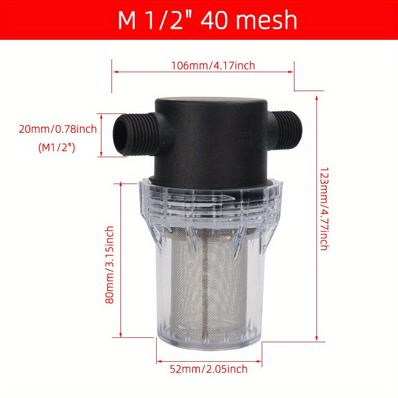 304 Stainless Steel Filter Screen 40 Mesh Water Pump Filter