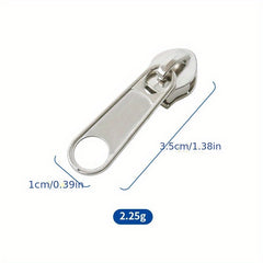 Nylon Zipper Pull No 3 No 5 No 8 No 10 Iron for Duvet Covers Pillows Sofa
