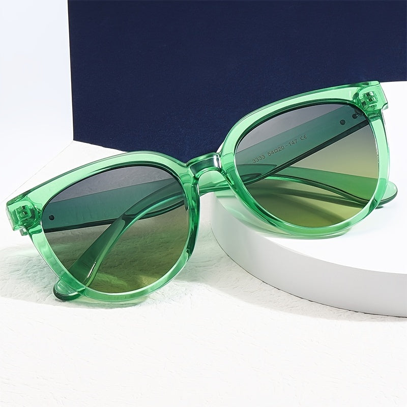 Oval Round Polarized Sunglasses Vintage Sunnies Eyewear