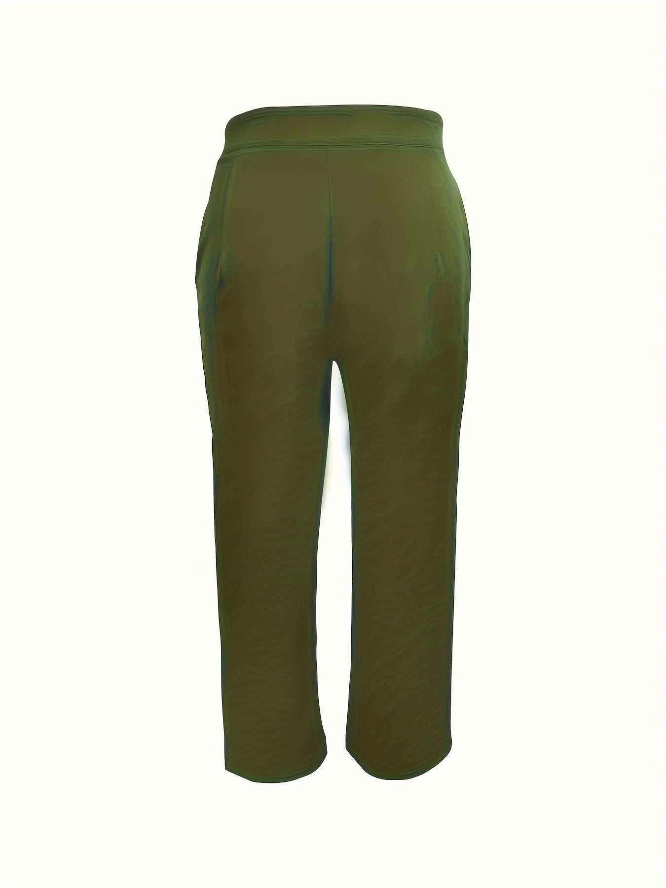  Layered Warp High Rise Straight Leg Trousers