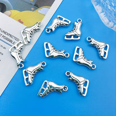 10pcs Hockey Pendants For DIY Jewelry Making