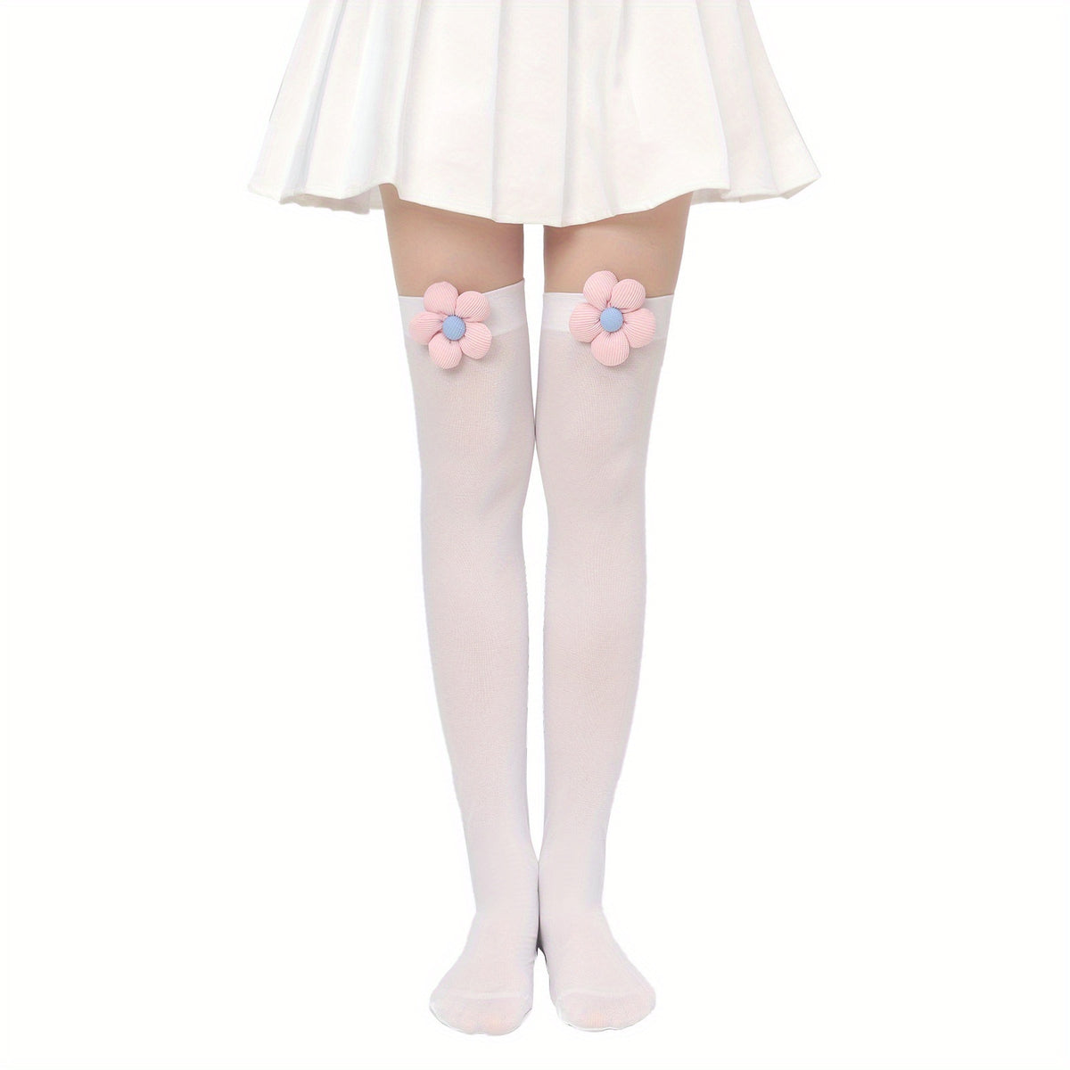 Floral Accessories Over The Knee Socks Women's Stockings