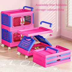 1pc Stackable Storage Box With Lid Plastic Storage Container
