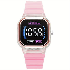 LED Display Children's Colorful Electronic Watch