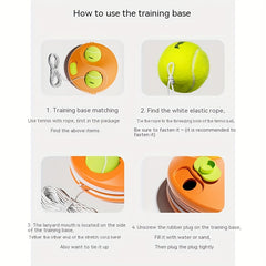 Aluminum Tennis Racket & Training Set