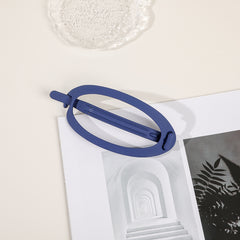 Frosted Oval Hair Clip 1pc