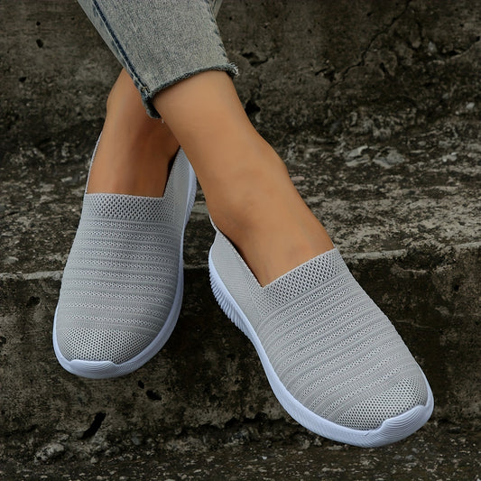 Women's Lightweight Slip On Sock Shoes Breathable Low Top Casual Outdoor Runing