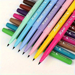 36 KING Ergonomic Gel Pens 0.35mm Fine Tip Bright Colors for Study Office Art