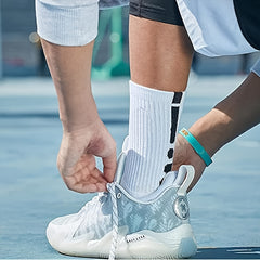 Men's Mid Crew Sport Socks for Basketball Training