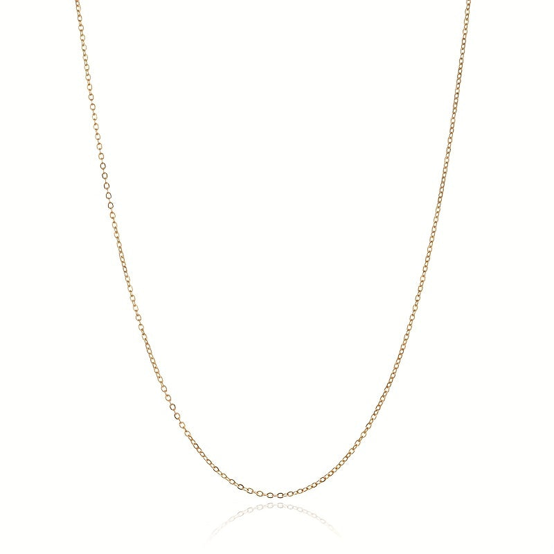 Stainless Steel 18K Plated Chain Necklace For Women Jewelry