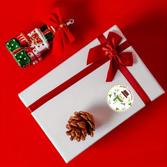 500pcs Christmas Gift Stickers Decoration Labeling Round Seal Stickers