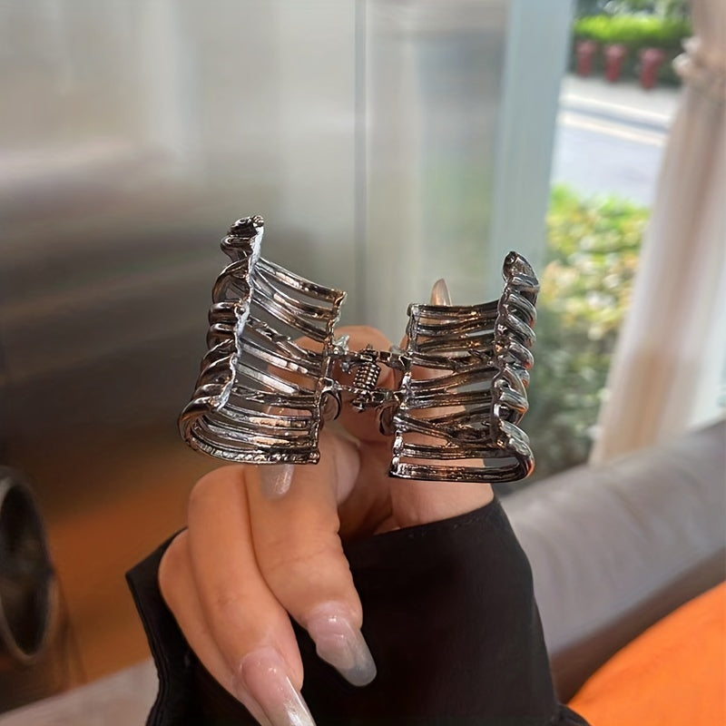 Geometric Metal Ponytail Holder Hair Accessory