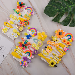 14pcs Girls Sweet Hair Clip Hair Accessories Set