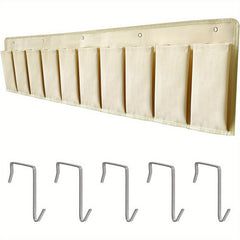 RV Shoe Pockets Hanging Bedside Storage Organizer with Sturdy Hooks