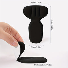 2pcs Pair Thickened T Foam Heel Stickers for High Heels