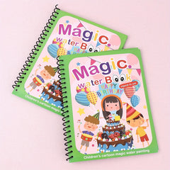 Water Painting Book Cartoon Graffiti Magical Self-disappearing