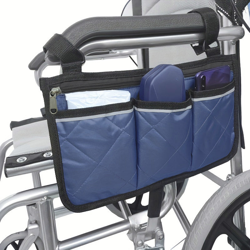 Wheelchair Side Armrest Bag Portable Storage Hanging Bag