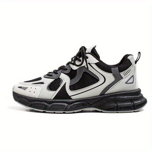Men's Casual Mesh Sneakers Low Top Platform Running Shoes