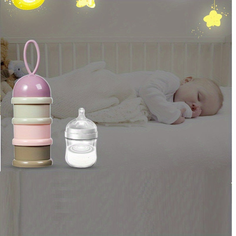 Baby Milk Powder Box 3 layer Formula Dispenser Portable Stackable