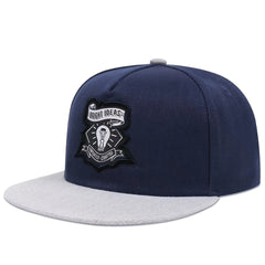 Embroidered English Hip Hop Flat Brimmed Hat
