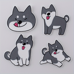 4pcs DIY 3D Printed Cat Stickers Children's Clothing Decoration