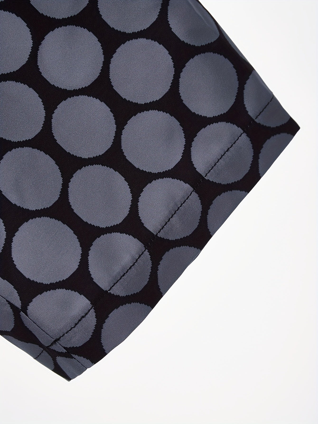  Dot Print High Rise Trousers