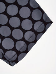  Dot Print High Rise Trousers