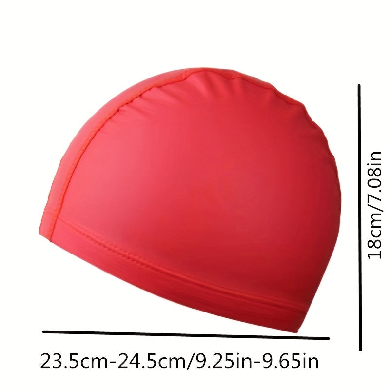 Waterproof Fast Dry Swimming Cap Stretchy Unisex Bathing Cap