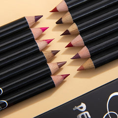 Smudge Proof Lip Liner Set Waterproof Long Lasting Pencil Kit