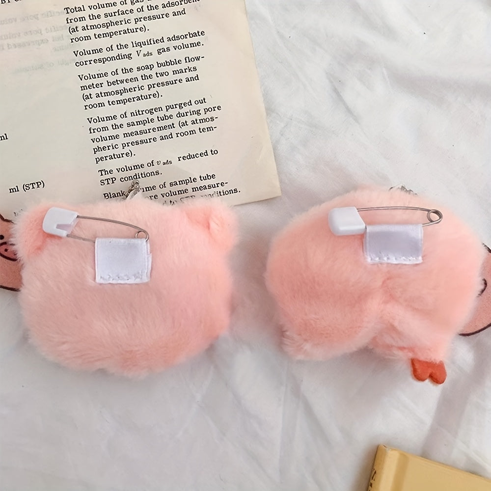 Cute Mini Pig Head Plush Cartoon Toy for Kids, Couples & Babies