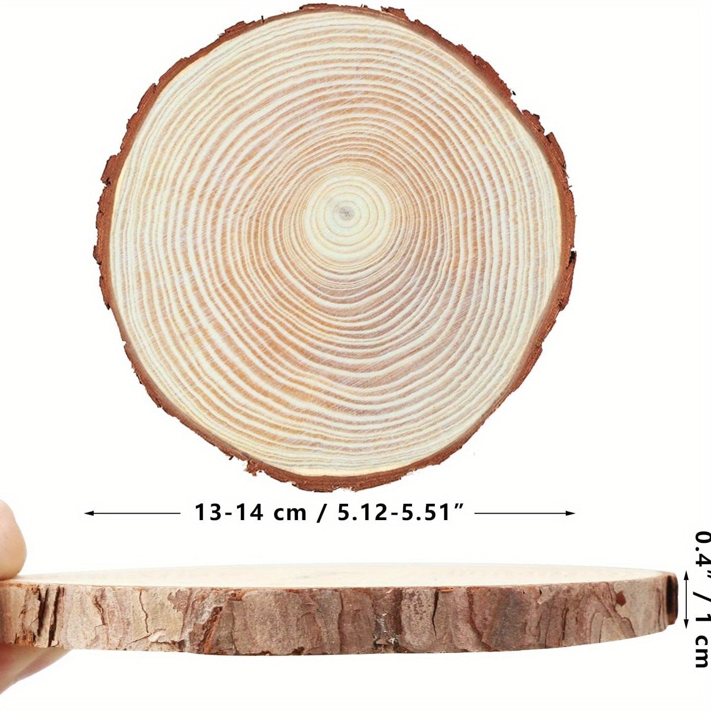 12 95 13 97 Cm Natural Wooden Slices for Halloween Decorations