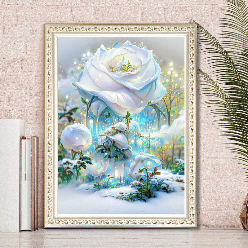 5D Arrival Art Rhinestone Diamond Painting Charm Rose Full Of Rhinjsones DIY