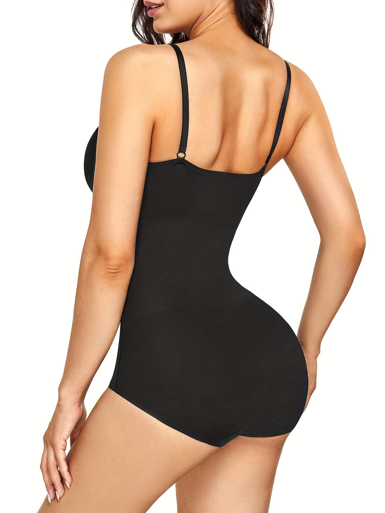 Full Body Shapewear Trainer Bodysuit V Neck Jumpsuits Tummy Control