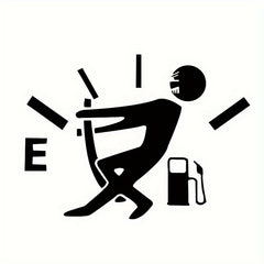 Reflective Car Fuel Tank Cover Stickers