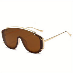 Vintage Aviator Sunglasses Gradient Lens Glasses for Party UV400