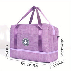 Travel Storage Bag Lightweight Duffle Bag Shoes Compartment