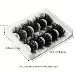 Multilayer Natural Cross Faux Mink Lashes