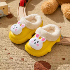 Kids Warm Bunny Slippers Home Shoes for Winter