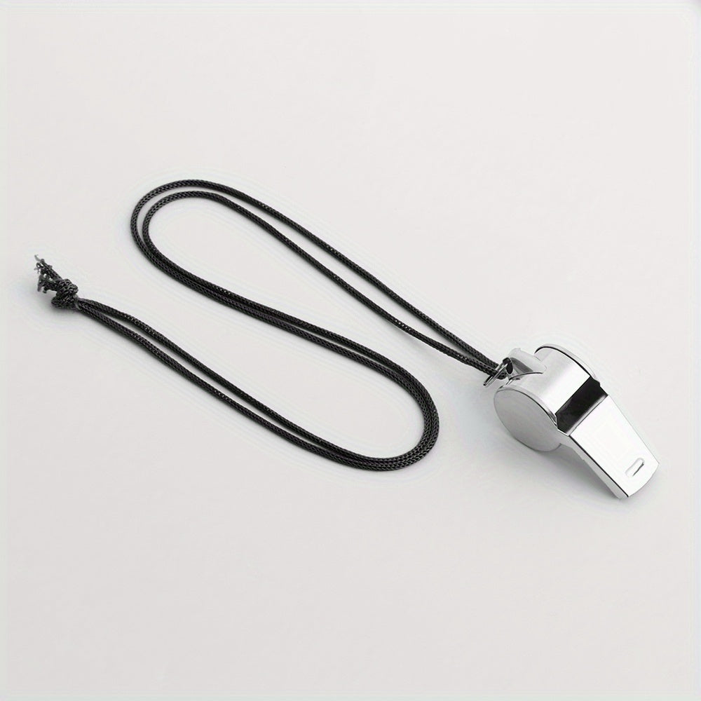 Portable Metal Whistle for Sports and Survival - Ideal for Soccer Football Baske
