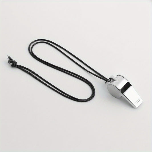 Portable Metal Whistle for Sports and Survival - Ideal for Soccer Football Baske