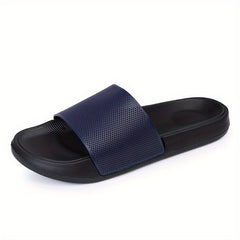 Men's Non Slip Slides Lightweight Open Toe Quick Dry Slippers