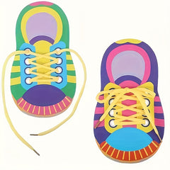 Educational Shoe Lacing Toys - Fine Motor Skills Development