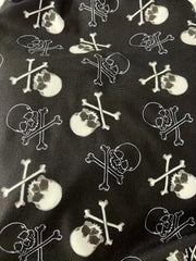  Skull Print Long Sleeve Cardigan