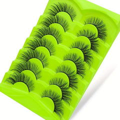 Wispy False Eyelashes Natural Look Faux Mink Fluffy Cat Eye Lashes 3D 15mm