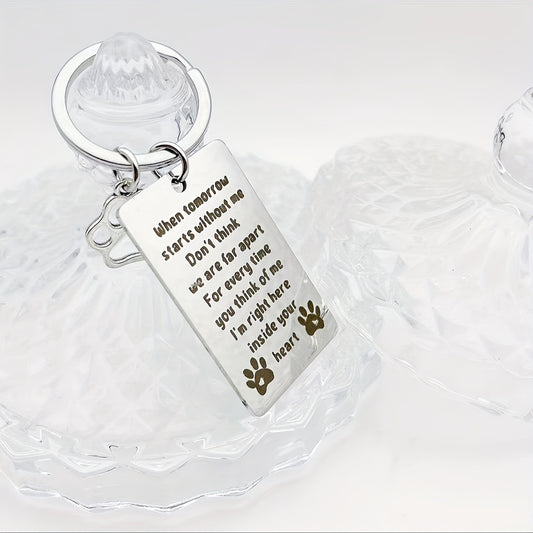 Pet Memorial Keyring - Cherish Your Beloved Pet's Memory