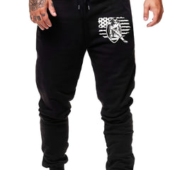 Men's American Football Player Print Sweatpants Joggers
