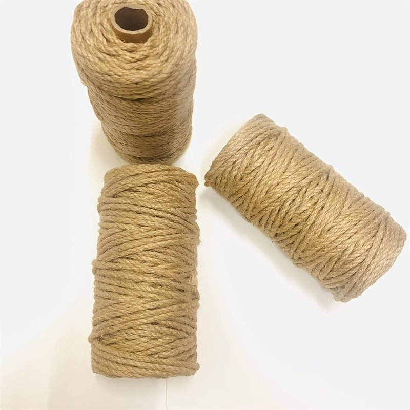 164ft Jute Rope Thick Hemp Rope For DIY Arts Crafts Gardening Home Decor