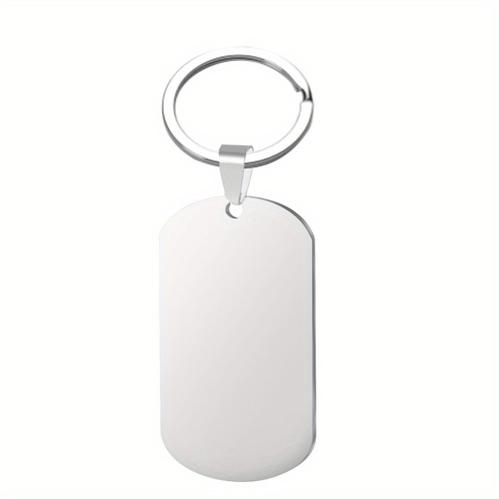 Personalized Photo Key Ring for Men Stainless Steel Key Chain Gift